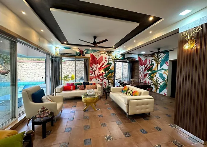Tropical Villa II 4 Bhk II Lonavala II 1 Mountain View II 2 Private Pool II 3 Big Terrace